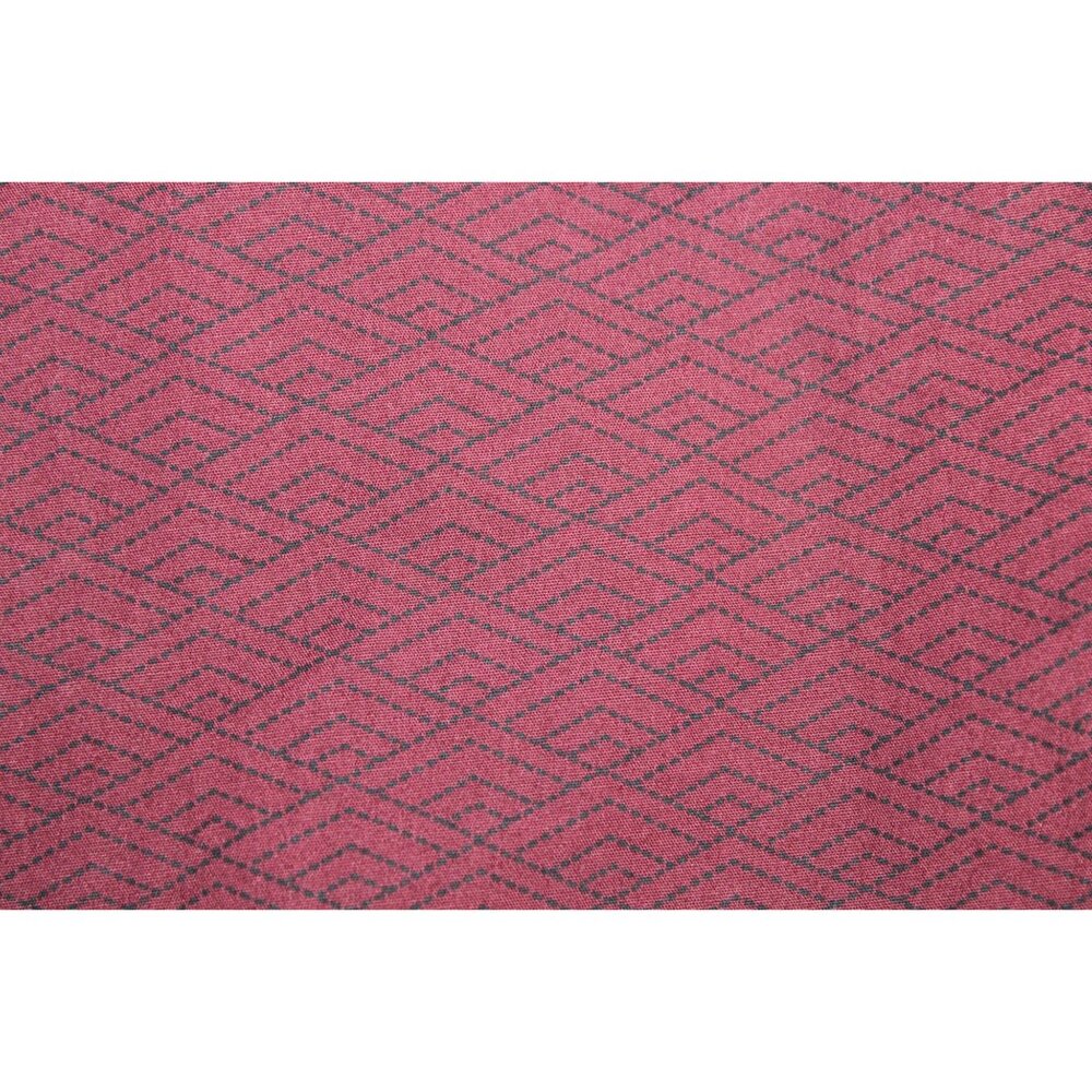 Guess L/S Red Pattern Button Down Dress Shirt Men… - image 6